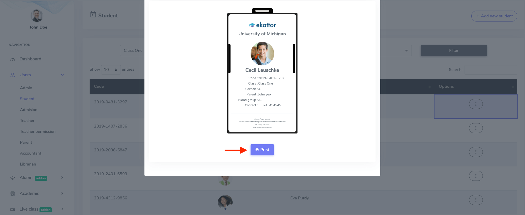 Print Id Card Print Id Card