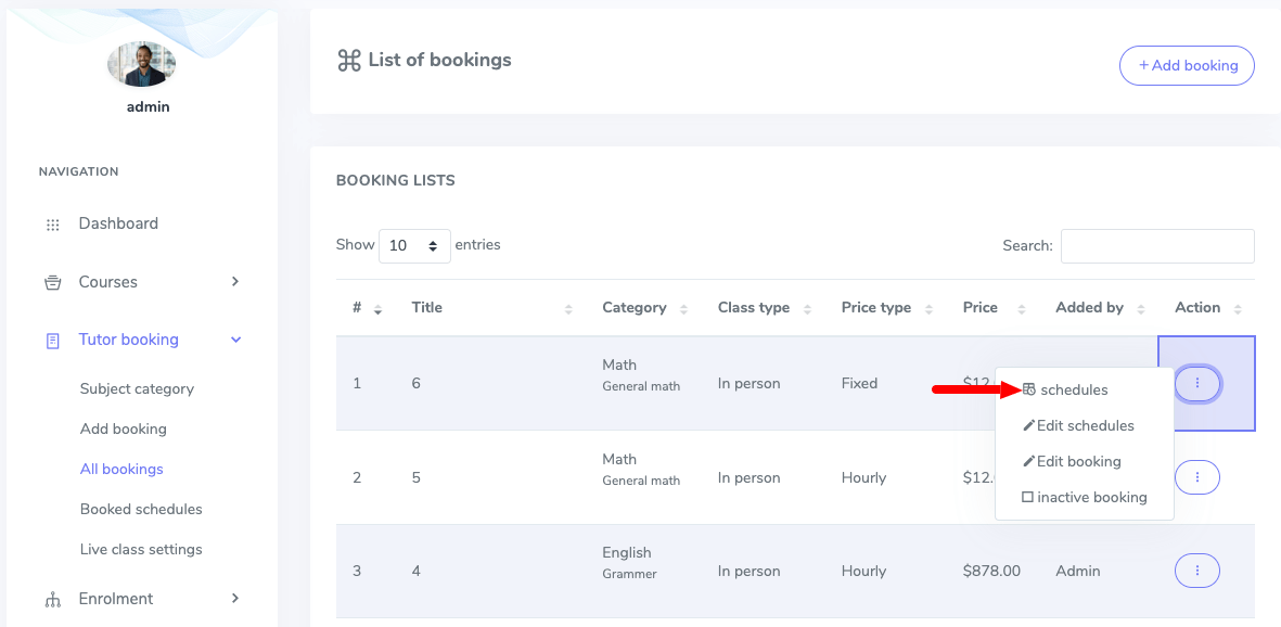 Academy Tutorbooking 12