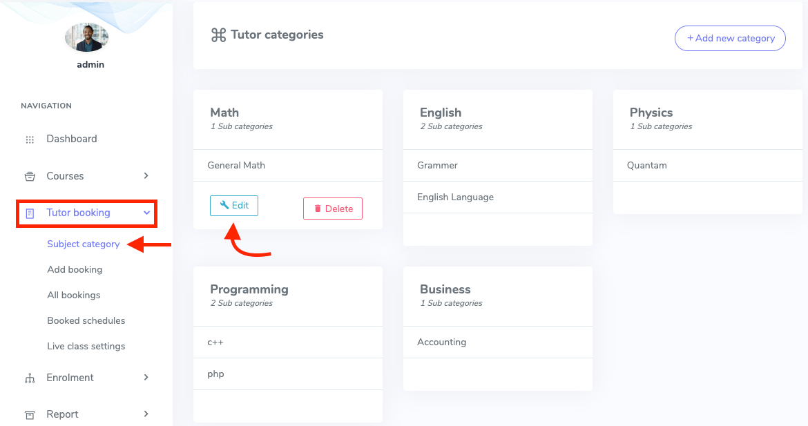 Academy Tutorbooking 4