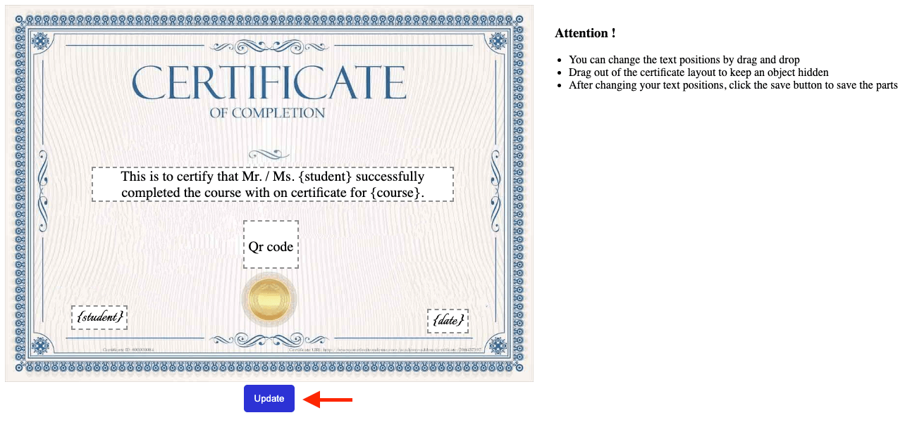 Certificate Addon Academy 2