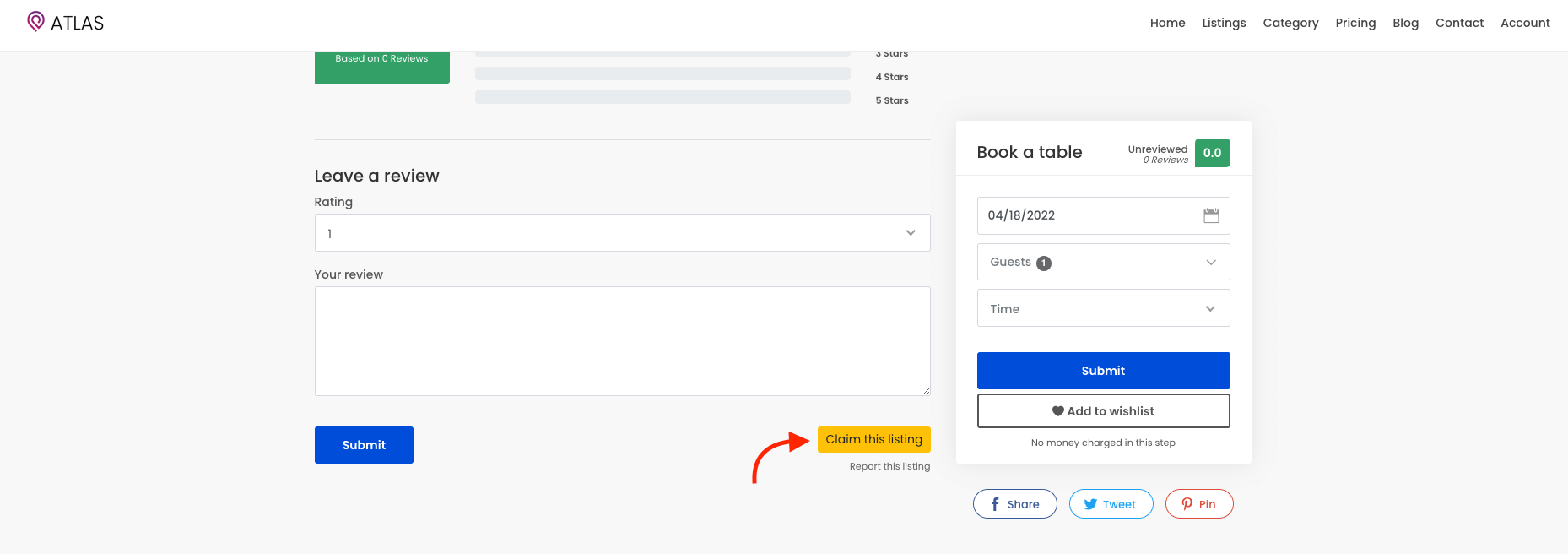 Atlas Listing Claiming 1