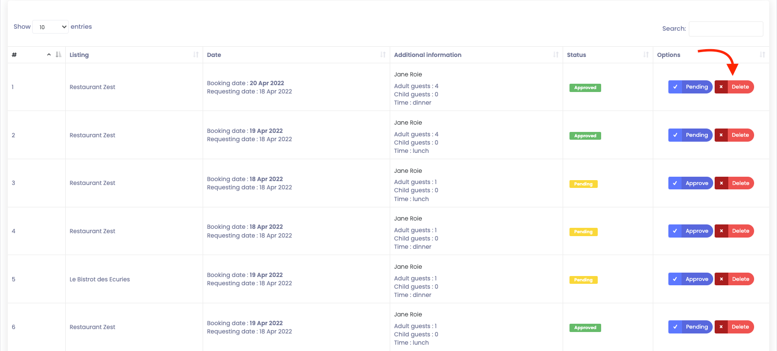 Atlas User Request Deleting