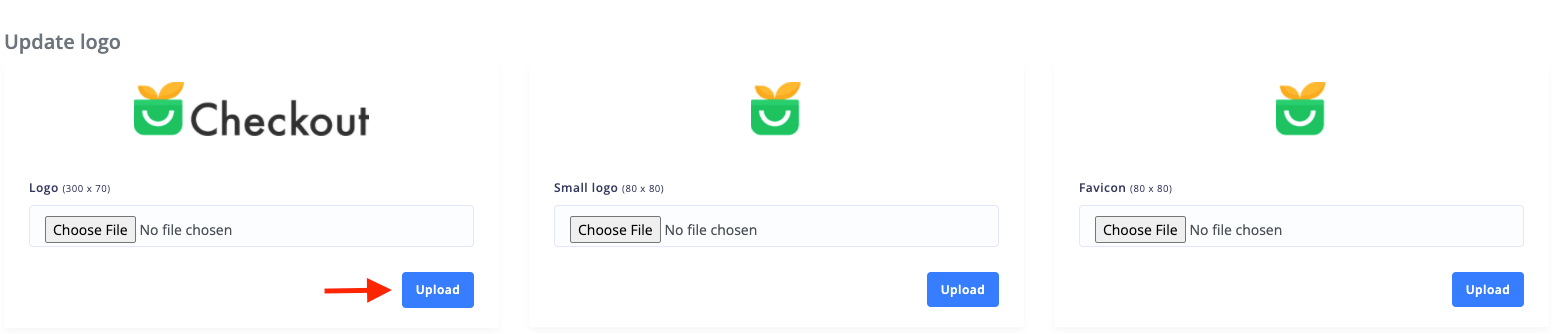 Updating Logo Checkout