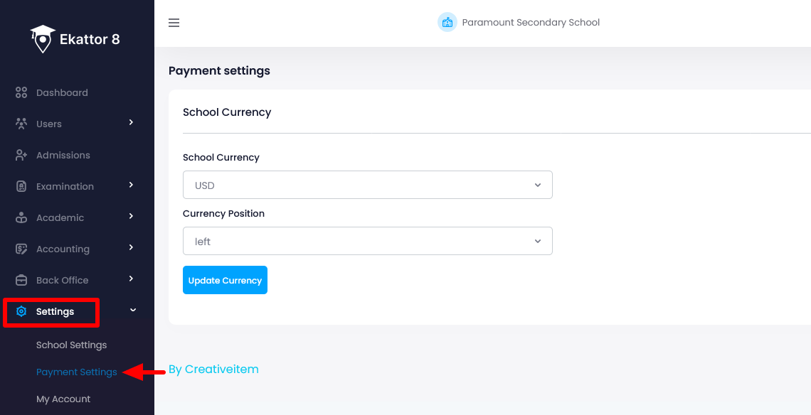 Ekattor 8 School Currency