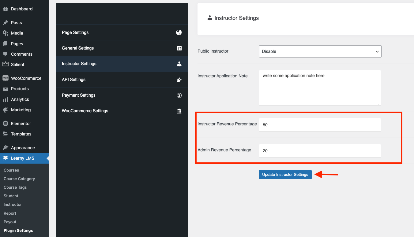 Instructor Revenue Sharing 2 Learny