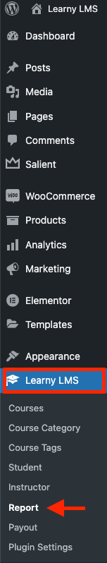 Navigating Admin Reveune Report Learny