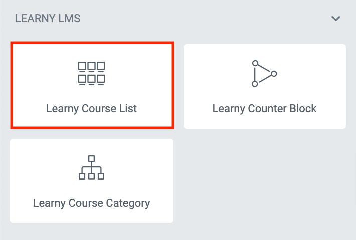 Elementor Course List Widget