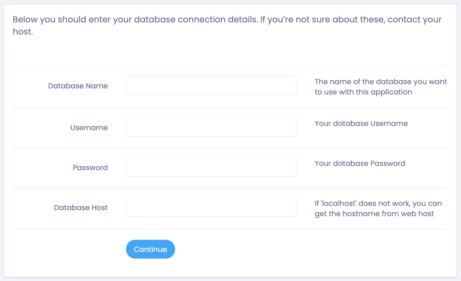 Database Connection